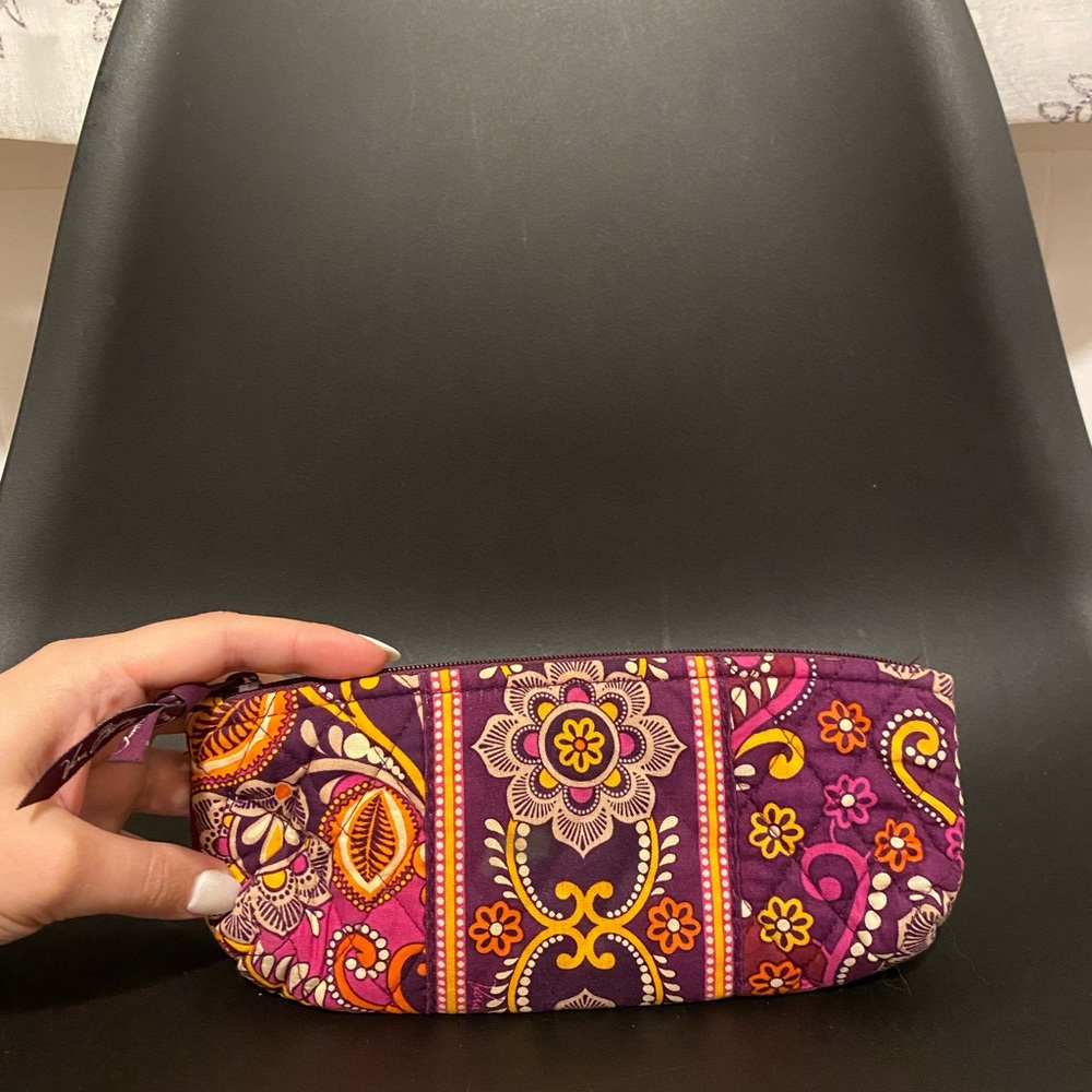 Vera Bradley Makeup/Pencil Case in Safari Sunset
